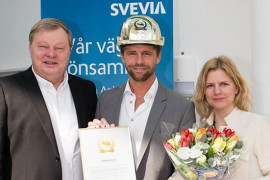 Svevias arbetschef blev Årets Byggchef
