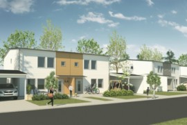 VNB Byggproduktion bygger parhus i Umeå