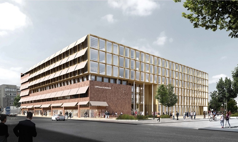 Henning Larsen Architects ritar Uppsalas nya stadshus
