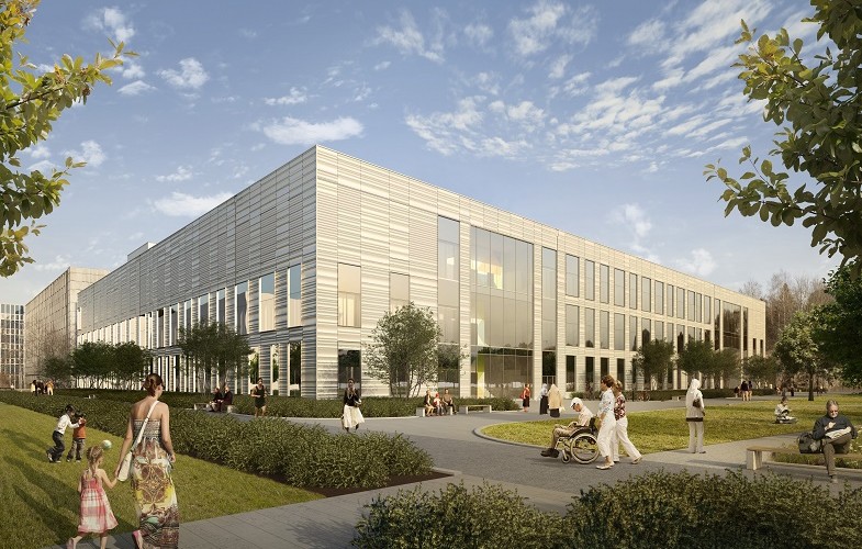 Skanska bygger sjukhusbyggnad i Huddinge