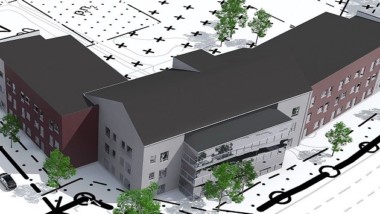 Första spadtag för äldreboende i Enköping