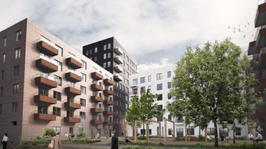 Byggstart för 130 energieffektiva hyresrätter i Norra Djurgårdsstaden