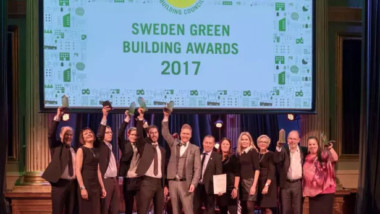 De prisades på Sweden Green Building Awards