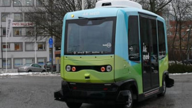 Premiär för självkörande bussar i Stockholm