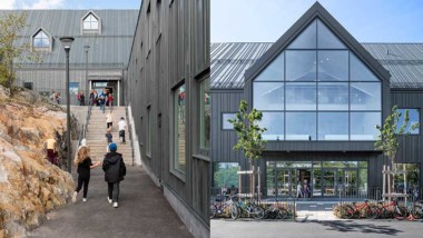 Utbyggd skola i plåt blev stockholmarnas favorit