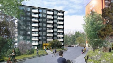 Byggstart av nya lägenheter för unga Huddinge