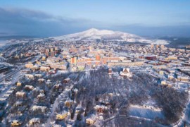 Kiruna har högsta temperaturökningen i Europa