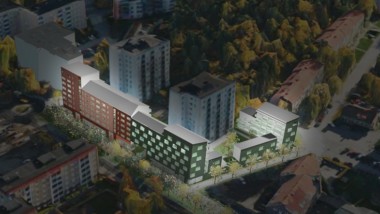 Gamla parkeringsplatser blir nya hyresrätter i Jakobsberg