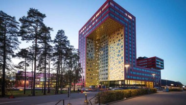 Inflyttning i Växjös nya landmärke