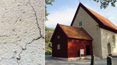Gammaldags murbruk återskapas för restaurering av kulturbyggnader