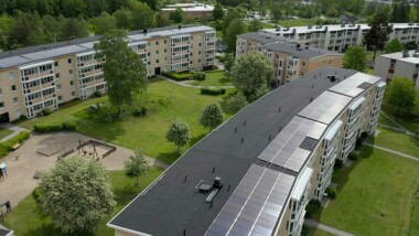Invigning av solcellsanläggning i Riksbyggens Brf Nyköpingshus