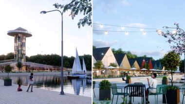 Så kan Örebros nya småbåtshamn komma att se ut