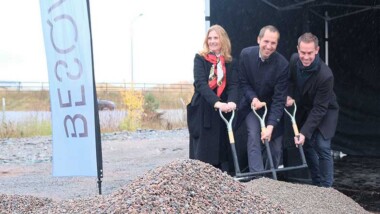 Ett första spadtag för nya hyresrätter i Ultuna Trädgårdsstad