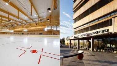 Nu öppnar Sveriges första passivhuscertifierade ishall