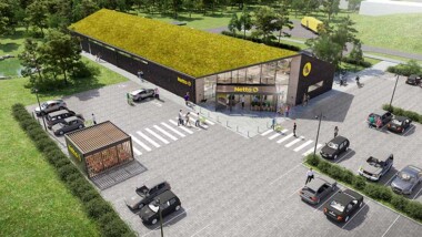C.F. Møller Arkitekter och Netto bygger livsmedelsbutik i Danmark