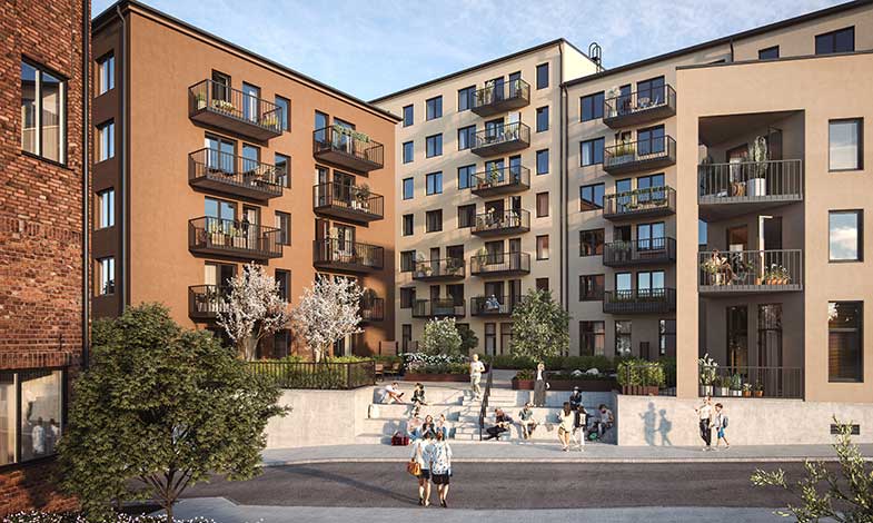 TL Bygg i multimiljonavtal med Atrium Ljungberg – bygger nytt kvarter i Sickla