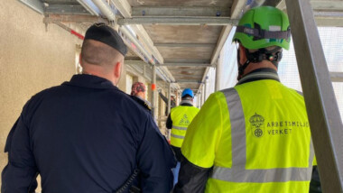 Nationell kontrollinsats avslöjar farlig arbetsmiljö på byggen