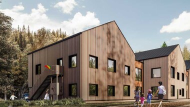 Återvunnet glas blir grund när ny förskola byggs