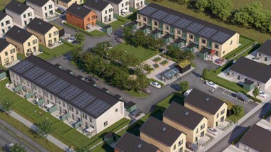 Byggstart för Skanskas klimatneutrala radhus i Malmö
