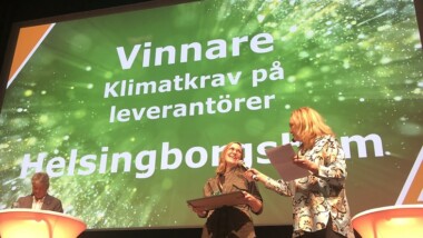 Helsingborgshems klimatkrav på leverantörer prisas