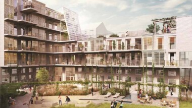 Fyra kvarter med trästomme byggs i Rosendal