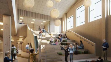 Serneke bygger skola helt i trä