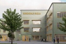 Uppsala tar nästa steg i byggandet av nya skolan i Rosendal