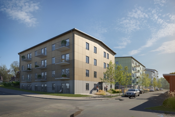Nybyggnation av energismarta lägenheter med attraktivt läge i Nynäshamn
