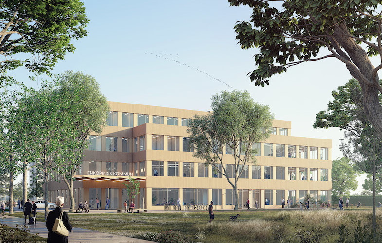 C.F. Møller Architects ritar Enköpings nya kommunhus