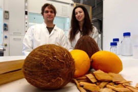 Ny innovation: transparent batteri av trä, citron och kokos
