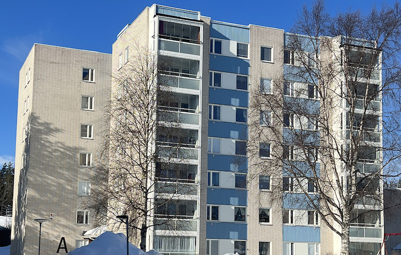 Ny etapp energirenovering av flerbostadshus i Umeå