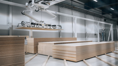 Förädlad norrländsk träråvara till byggindustrin