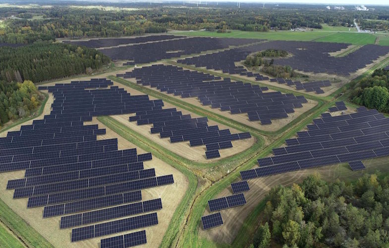 Axfood bygger Sveriges största solcellspark i Hallstavik