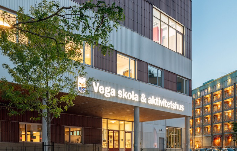 Nu öppnar portarna till Vega skola & aktivitetshus – en ny levande mötesplats som bidrar till social hållbarhet