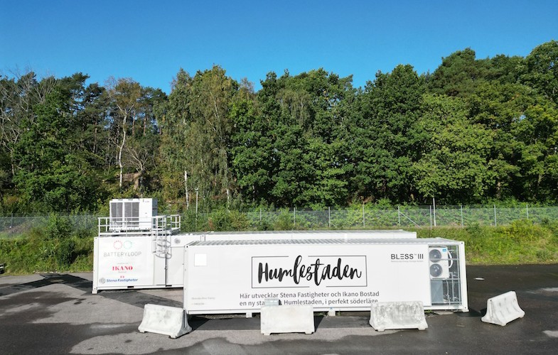 Sveriges största energilager på återbruk installerat i Göteborg