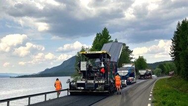 127 500 ton energisnål asfalt ligger nu på Jämtlands vägar