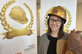 Angelica Starke är Årets Byggchef