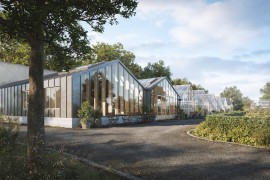 Hållbart glasbyte när Ryds Glas renoverar växthus på Rosendals Trädgård