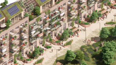 Ritar bostäder i trä till klimatsmart kvarter