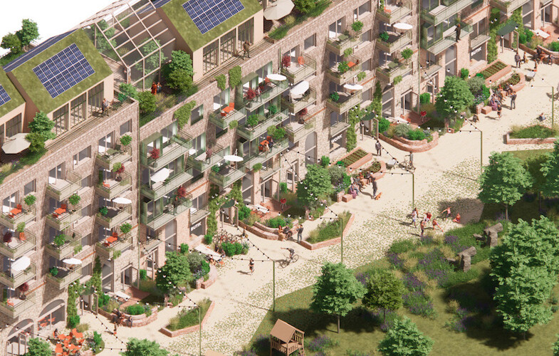 Ritar bostäder i trä till klimatsmart kvarter