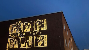 Uppsalahem satsar på ljuskonst i studentområde