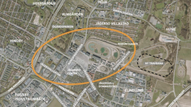 Nya Jägersro blir en hållbar stadsdel i absoluta framkant