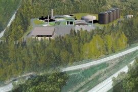 Storskalig biogasanläggning där användning av gödsel ger imponerande utsläppsminskningar