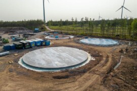 Biogasanläggning i Grimhult byggs med ECO-Betong