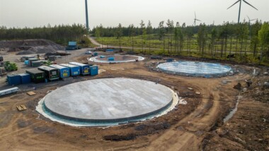 Biogasanläggning i Grimhult byggs med ECO-Betong