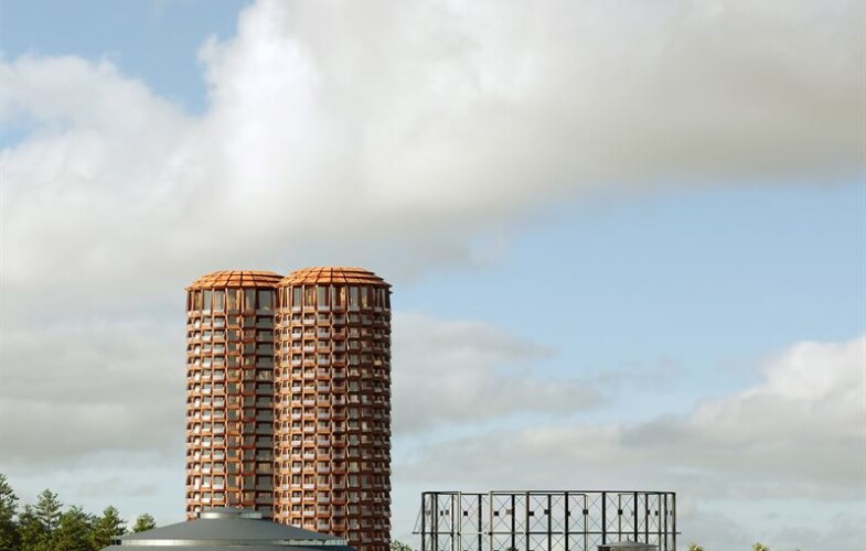 30 våningar högt bostadshus i Norra Djurgårdsstaden, Stockholm