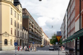 Toppmodern trähusteknik i kvarteret Råttan på Södermalm