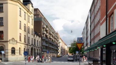 Toppmodern trähusteknik i kvarteret Råttan på Södermalm