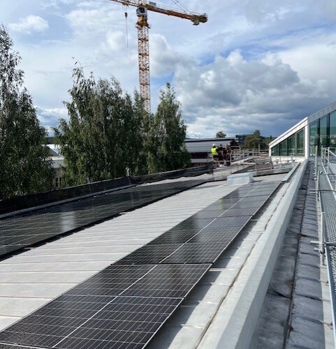 Solel driver bygget och medvetenheten vid ACE Powerhouse