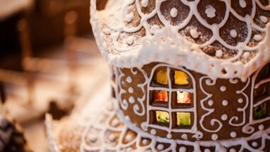 Pepparkakshus med kärlek till arkitekturen